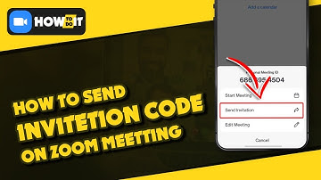 How to send invitation code on zoom 2024 | Skill Wave