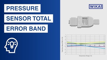 What is the total error band of pressure sensors? | Accuracy under operating conditions