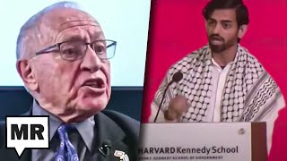 Harvard Graduate Delivers Powerful Pro-Palestine Speech And Dershowitz Seethes With Hateful Rage