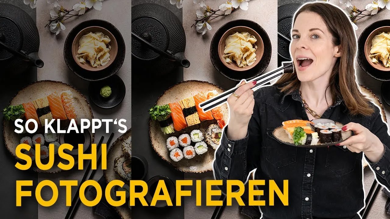 Sushi Food Fotografie Tutorial – Licht, Requisiten & Kamera erklärt