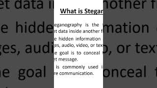 Steganography Explained with Examples | Cyber Security Basics