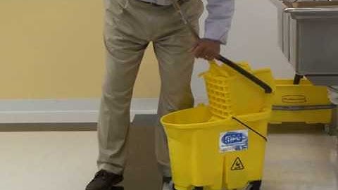 Damp Mopping Part 3- Mopping the Floor