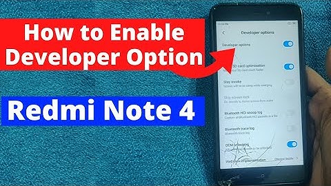 How to enable developer option in redmi Note 4 | Developer Option Find And Enable Mi Redmi Phones