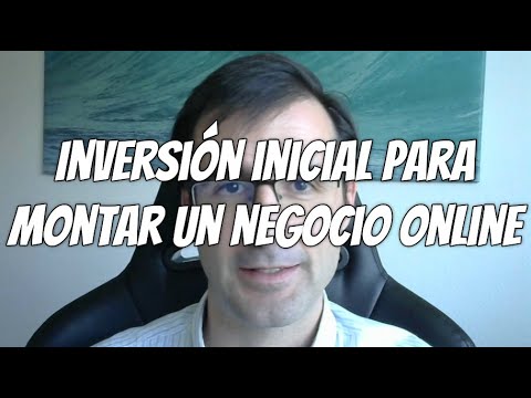 Inversión inicial para montar un negocio online