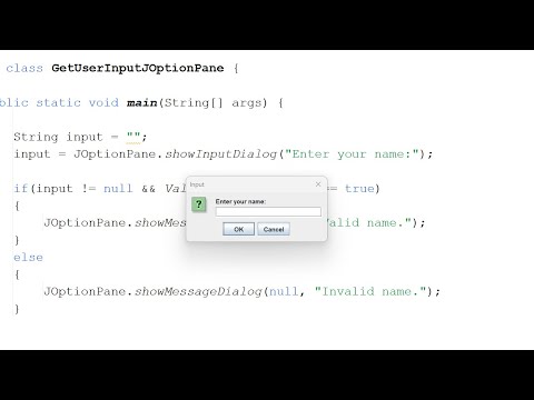 ვიდეო: როგორ ადასტურებთ დიალოგს JOptionPane-ზე?