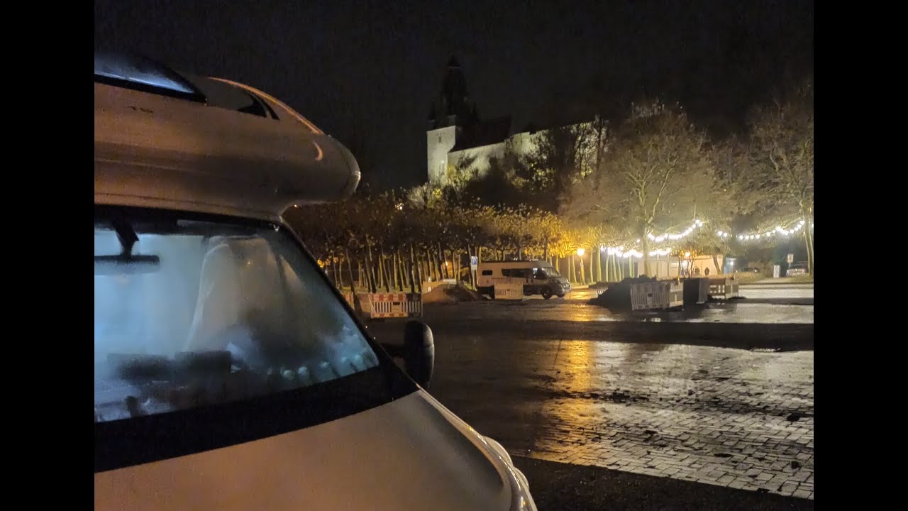 Wohnmobilstellplatz im Schlosspark in Bad Bentheim und Besichtigung der Burg Bentheim