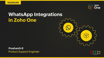 WhatsApp Integrations in Zoho One