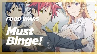 Food Wars! Shokugeki no Soma DUBLADO PELA NETFLIX VS ORIGINAL