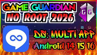 Cách Cài Game Guardian Không Cần Root Mới Nhất 2026 - Dual Space: Multi App | Android 14 15 16