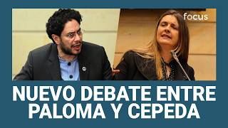 Paloma y Cepeda protagonizan nuevo rifirrafe en la plenaria de Senado a falta de debates