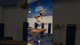 Vaulting for the first time since competing at UCLA in 2020🤸🏼🥹 You can watch the full video now