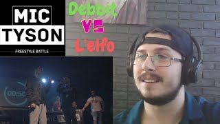 Reazione Mic Tyson - Freestyle Battle 2017 || Elfo VS Debbit (ottavi di finale, turno 4) REACTION