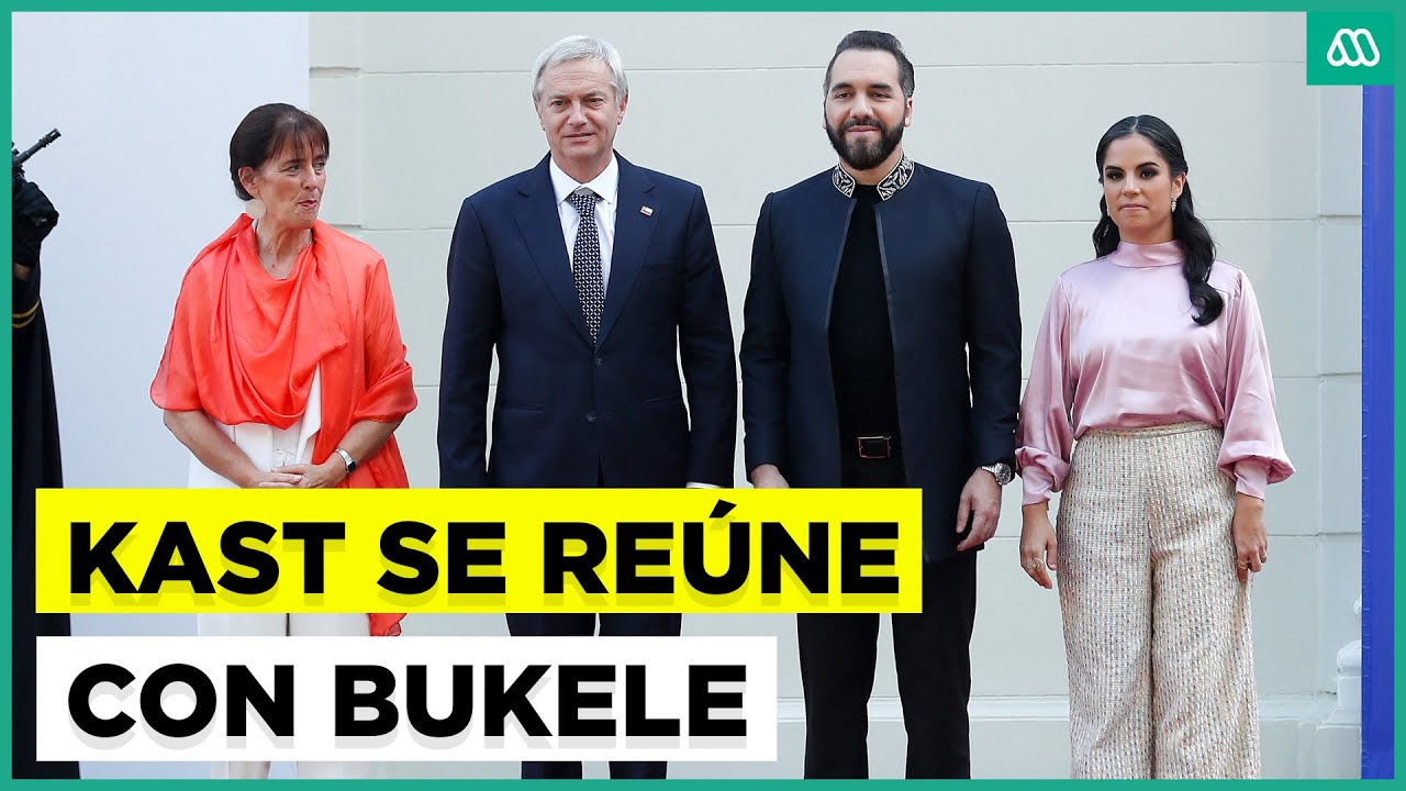 Kast se reúne con Bukele en Casa Presidencial de El Salvador