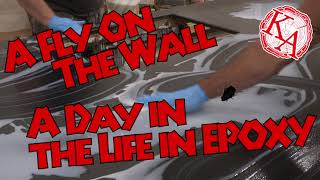 Fly On The Wall- Custom Epoxy Countertop by Knotty Artisan 164 views 8 months ago 8 minutes, 59 seconds