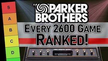 The Ultimate Parker Brothers/Atari 2600 Tier List - ALL RELEASED GAMES RANKED
