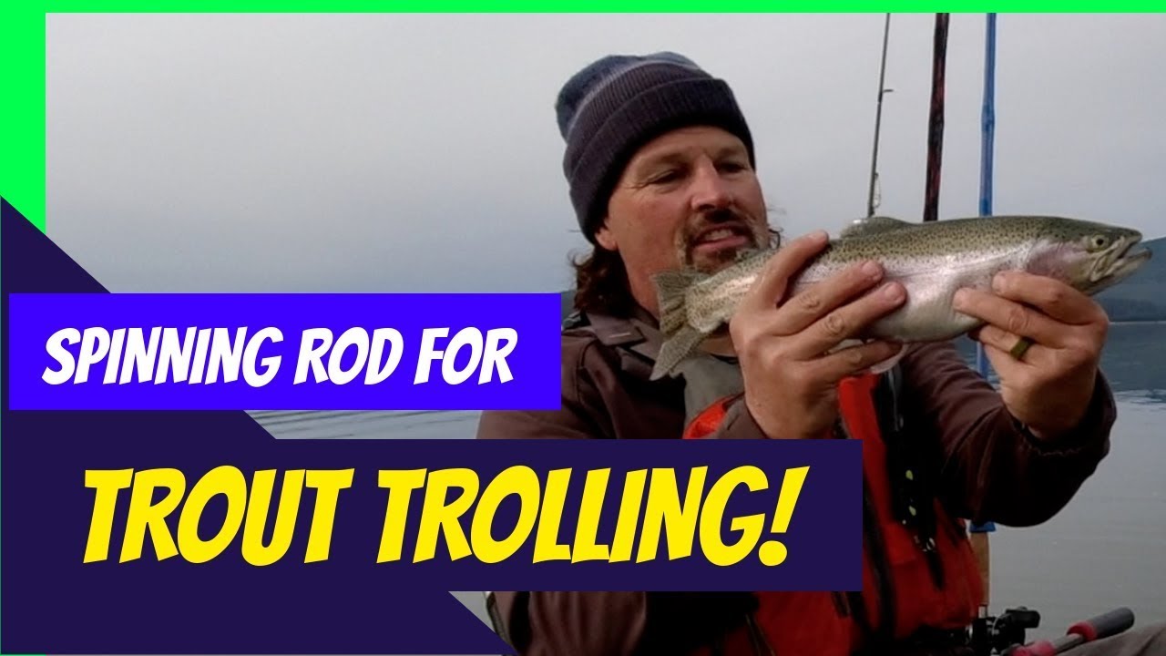 Top Line Trout Trolling With A Spinning Rod! 