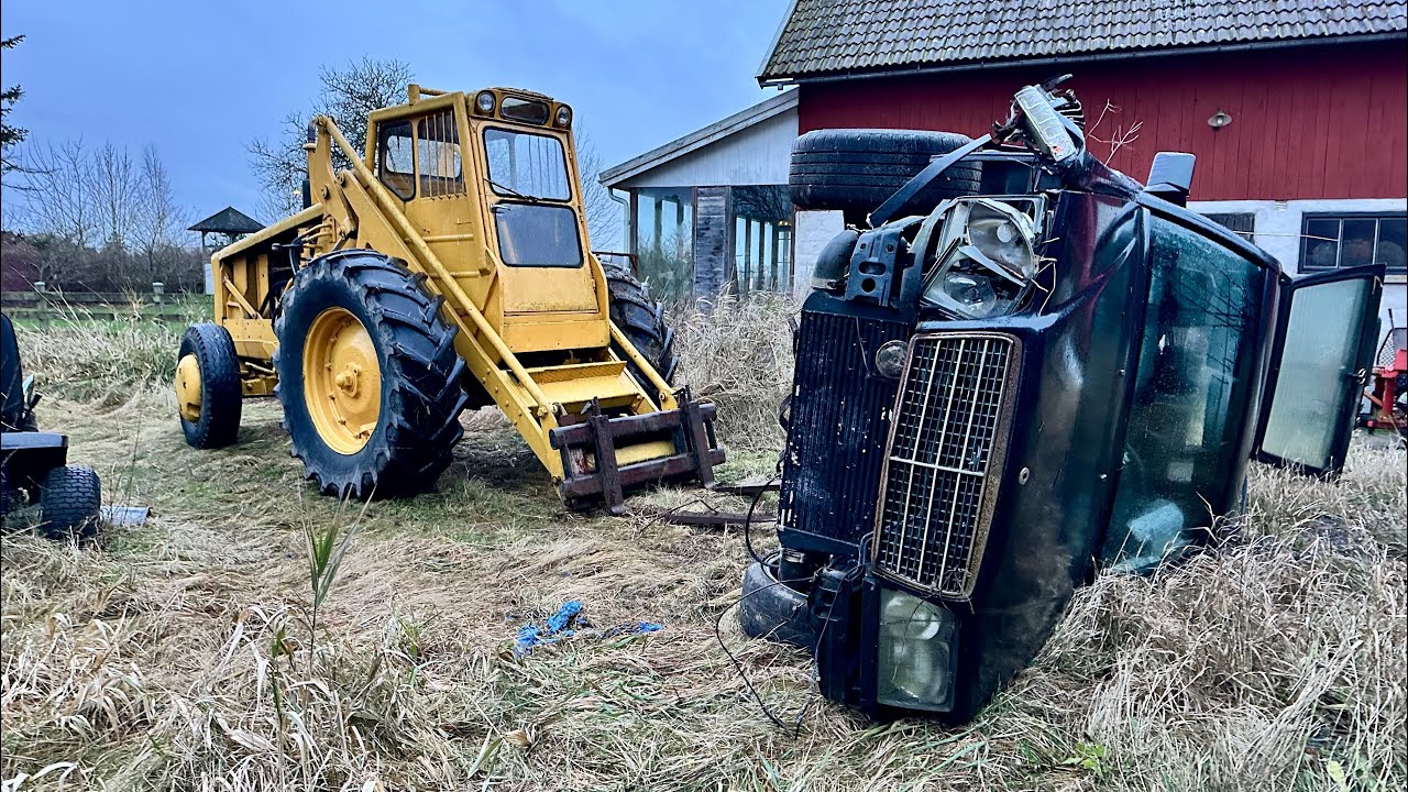 Min nya gula kompis, lyfter nästan 4 ton 😍😂 Volvo LM 225