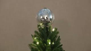 6 in. Animated Disco Ball Tree Topper