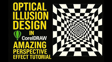 How to Create Optical Illusion Design in CorelDRAW | Simple & Easy Tutorial