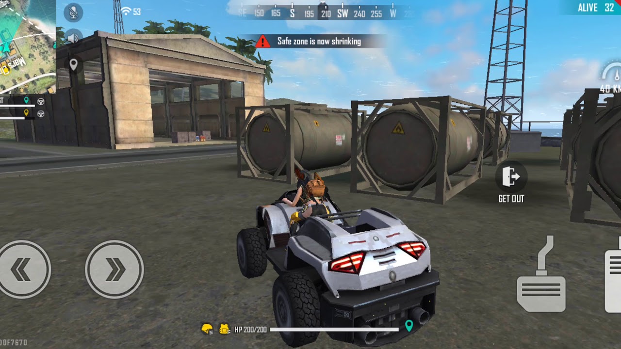 Free fire машина