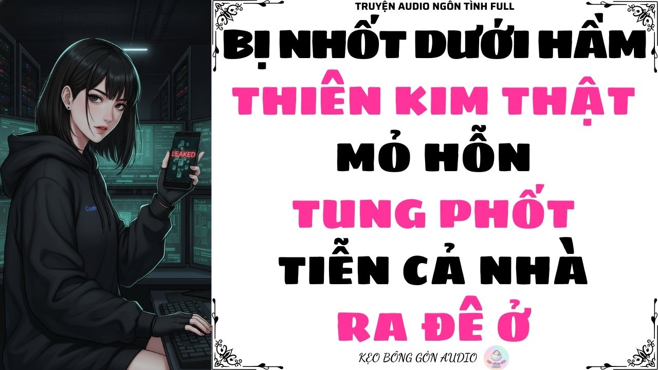 [Truyện Audio Full] BỊ NHỐT DƯỚI HẦM, THIÊN KIM THẬT MỎ HỖN TUNG PHỐT TIỄN CẢ NHÀ RA ĐÊ Ở