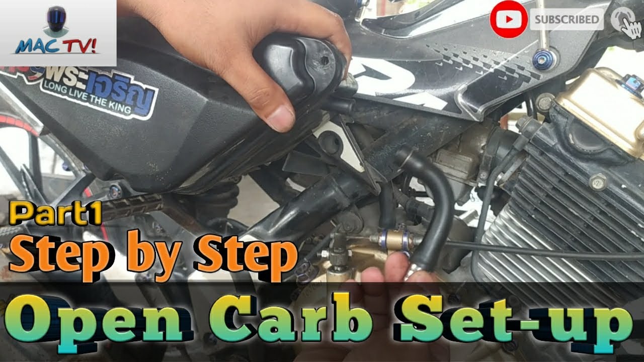 Open Carb Set-up Part 1- Breather