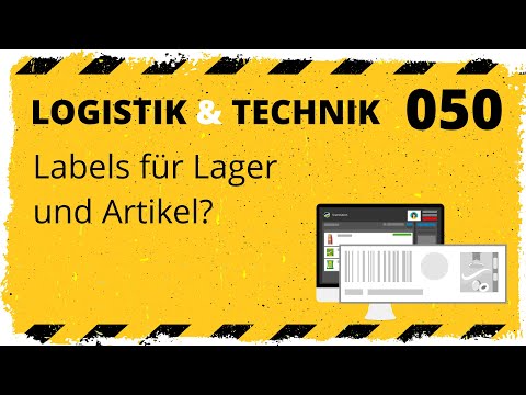 Labels für Lagerplätze und Artikel - logistik&technik | 050