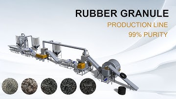 ♻️Rubber Granule Production Line | Efficient Waste Tire Recycling Solution