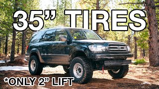 Installing 35' TIRES on my 1st Gen TOYOTA SEQUOIA