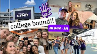 Freshman Year College MoveIn Vlog @ KSTATE