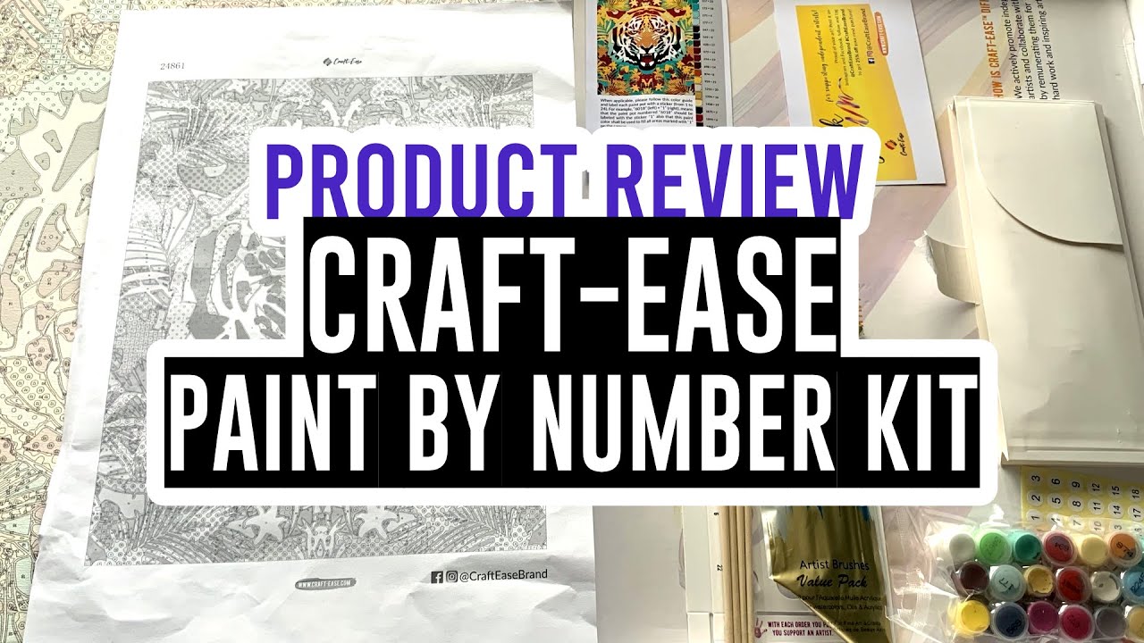 Review Craft Ease Paint by Number Kit