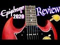Is the Hype Real? | 2020 Epiphone SG Classic Worn P90 Cherry | Review + Demo