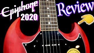 Is the Hype Real? | 2020 Epiphone SG Classic Worn P90 Cherry | Review + Demo