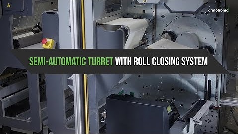 New semi-automatic turret with roll closing system