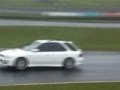 My Subaru Impreza Wagon at Knockhill in the rain (2005)