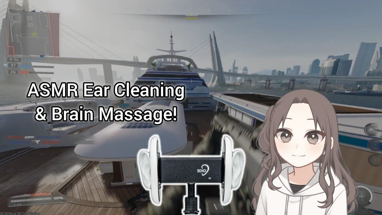 ASMR Brain Massage & Ear Cleaning w/ 3DIO! (+ Mouth Sounds) relaxxx😴