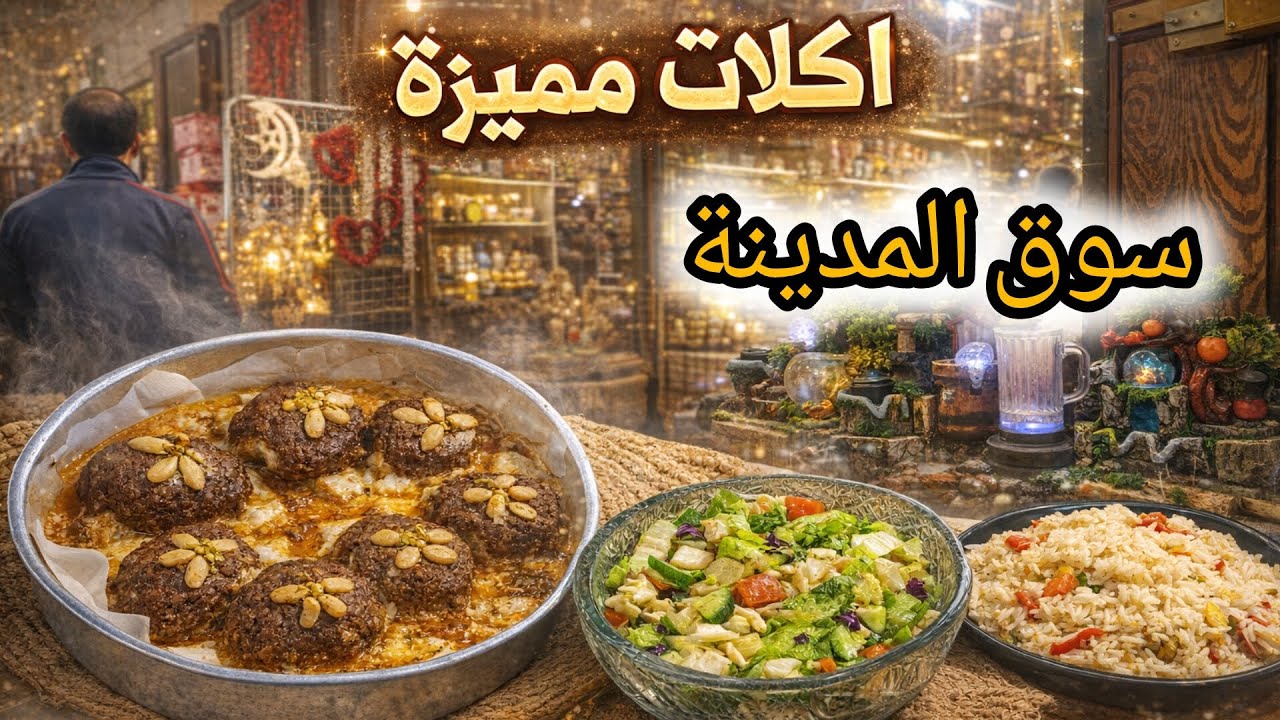 جولة في سوق المدينة بحلب وريحة الماضي😍… وأطيب معجوقة حلبية بالجبنة! 😍