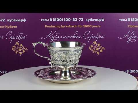 Чайная пара в исполнении "Люкс +" на 180 мл, арт №2150