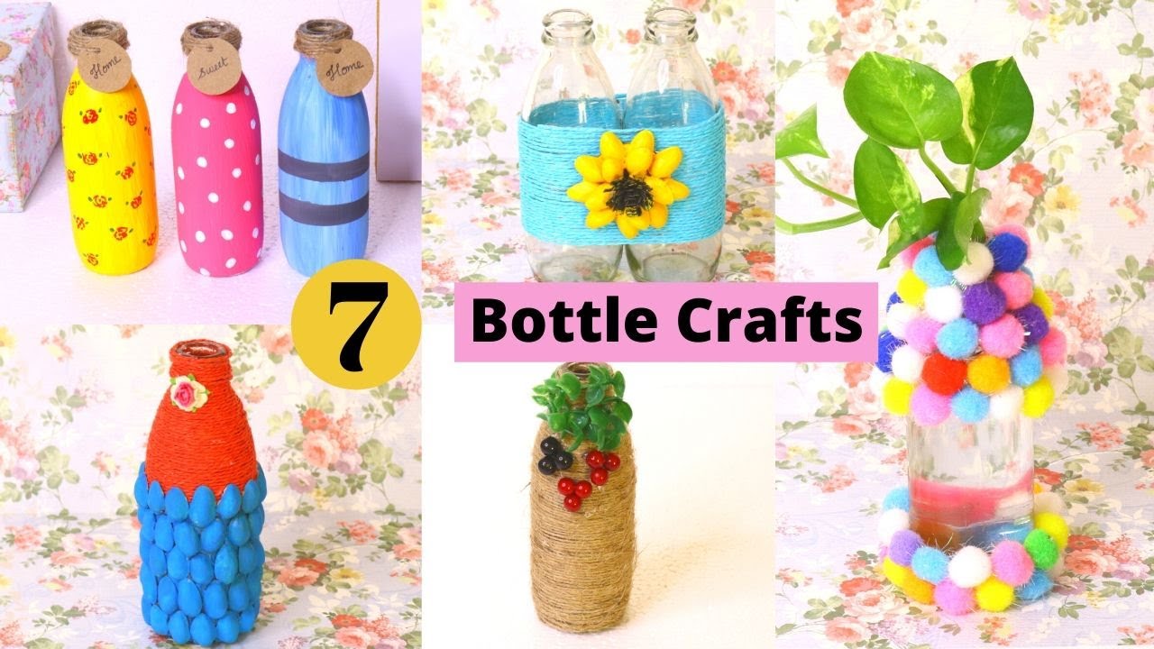 Best Out Of Waste Bottle Craft ideas | Easy Bottle Craft For ...