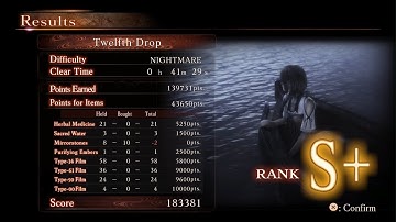 Project Zero: Maiden of Black Water - Twelfth Drop S+ Nightmare