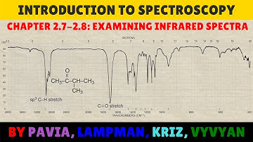 Chapter 2.7: Examining Infrared Spectra | Introduction to Spectroscopy by Pavia,Lampman,Kriz,Vyvyan
