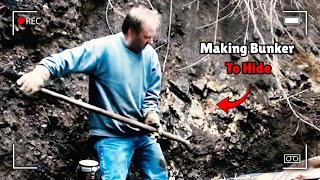 The Killer Making Bunker After Killing His Wife And Daughter To Hide . #truecrimecases