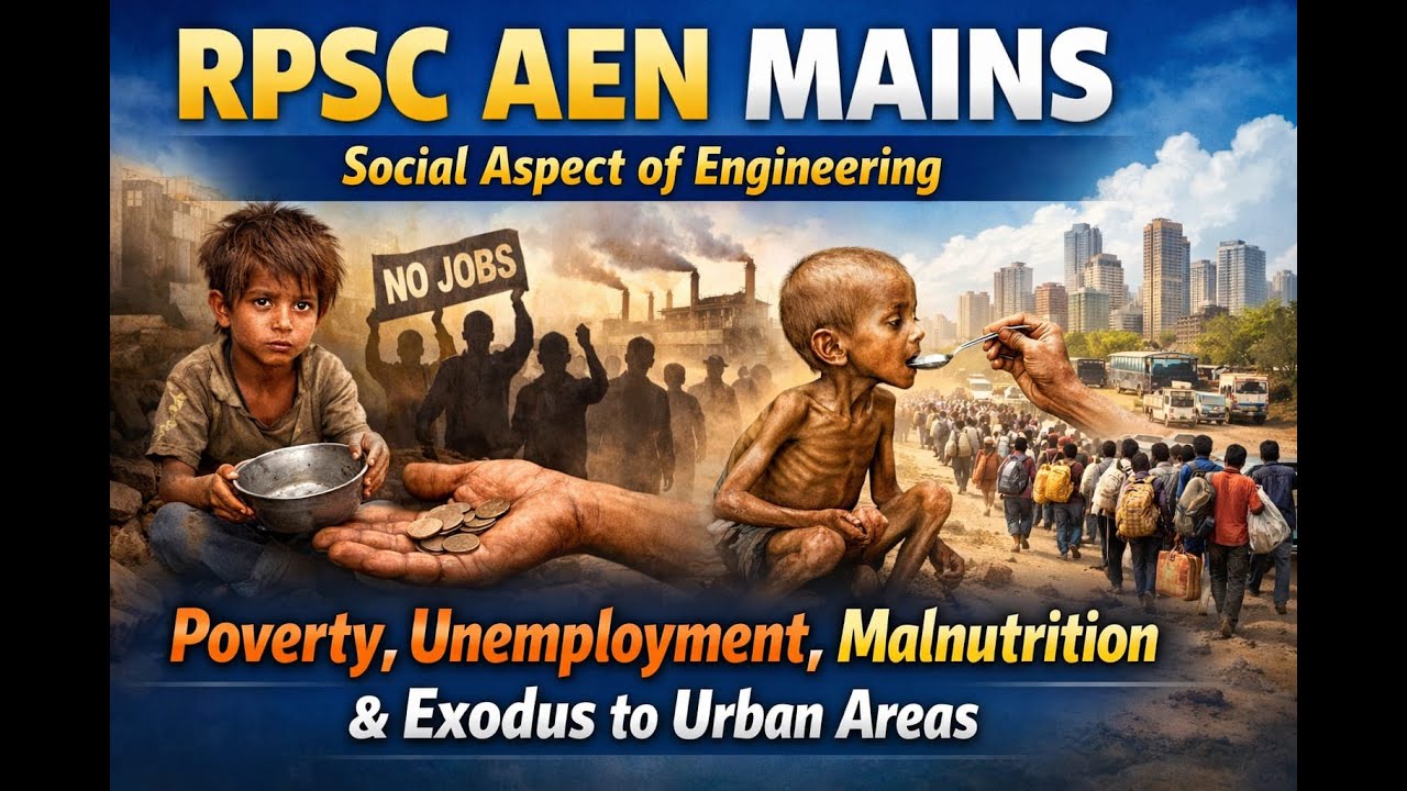 Social Aspects of Engineering:Poverty, Unemployment, Malnutrition and Exodus to Urban Areas”
