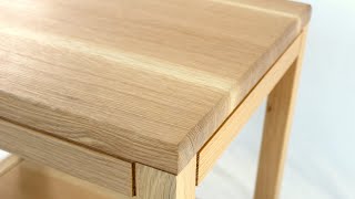 Building a White Oak Side Table