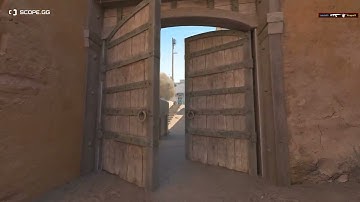 Beautiful quadra kill on de_dust2 in CS2