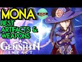 Gear Guide: Mona Best Artifacts & Weapon Build Genshin Impact