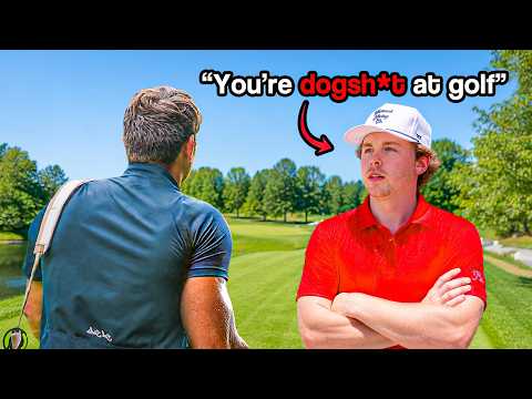 INTERNET HATER Claims He's a Scratch Golfer | So We Made Him PROVE IT