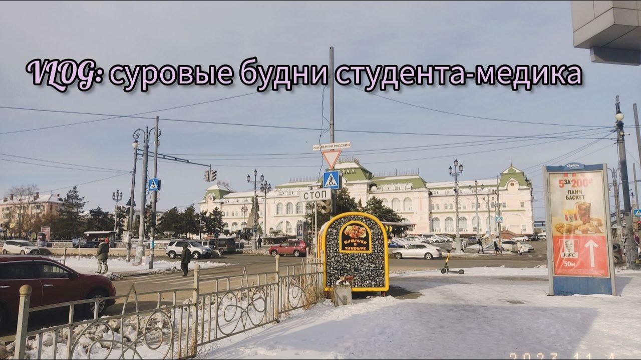 VLOG: суровые будни студента-медика // Anna Kru