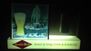 Grain Belt Sunset to Day Time Motion Beer Sign