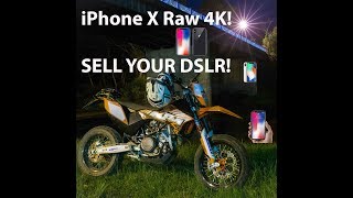 IPhone X- BEST VLOGGING 4K CAMERA? *RAW EDIT FROM PHONE*